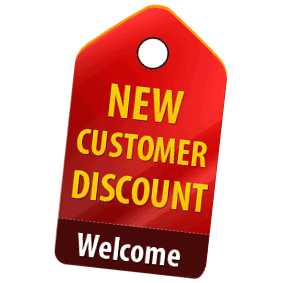 New Customer Discount Offer Graphic