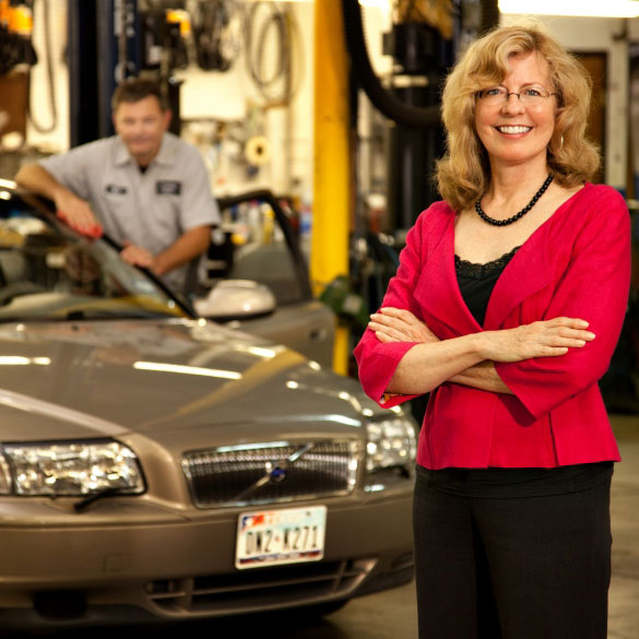 Swedish Auto's Volvo Independent Auto Service graphic